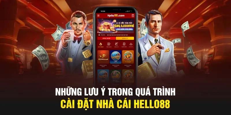 Đảm bảo dung lượng trống đủ để tải app Hello88